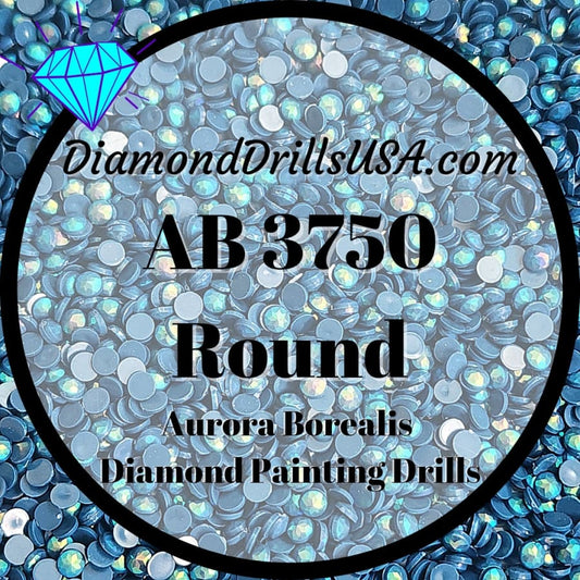 AB 3750 ROUND Aurora Borealis 5D Diamond Painting Drills