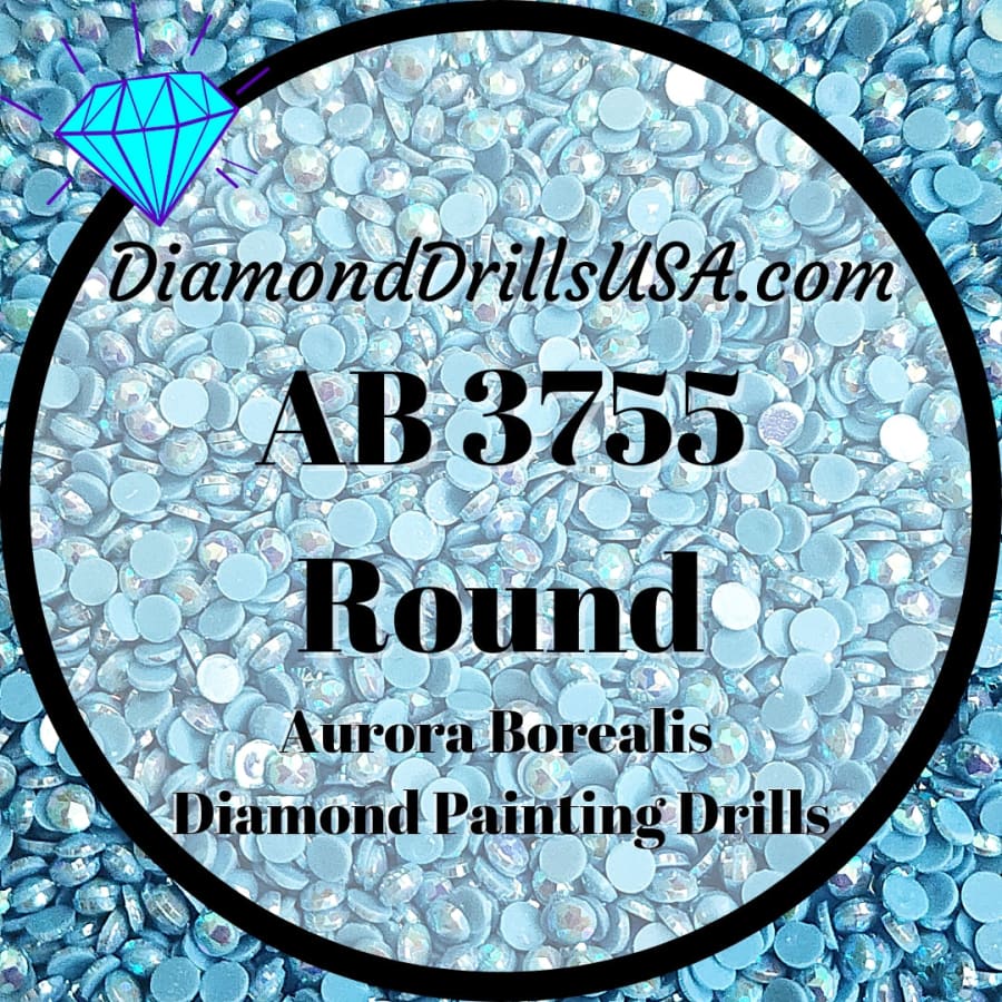 AB 3755 ROUND Aurora Borealis 5D Diamond Painting Drills