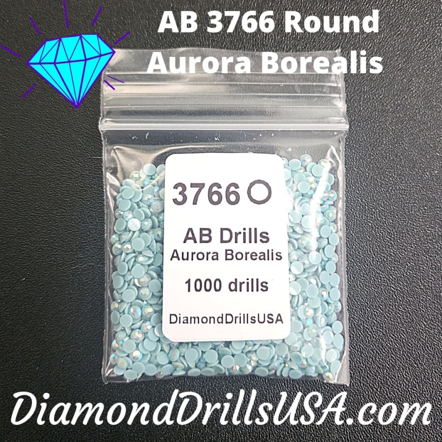 AB 3766 ROUND Aurora Borealis 5D Diamond Painting Drills