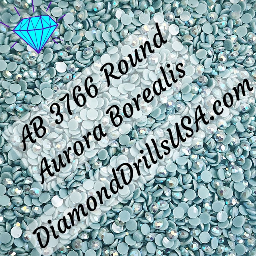 AB 3766 ROUND Aurora Borealis 5D Diamond Painting Drills