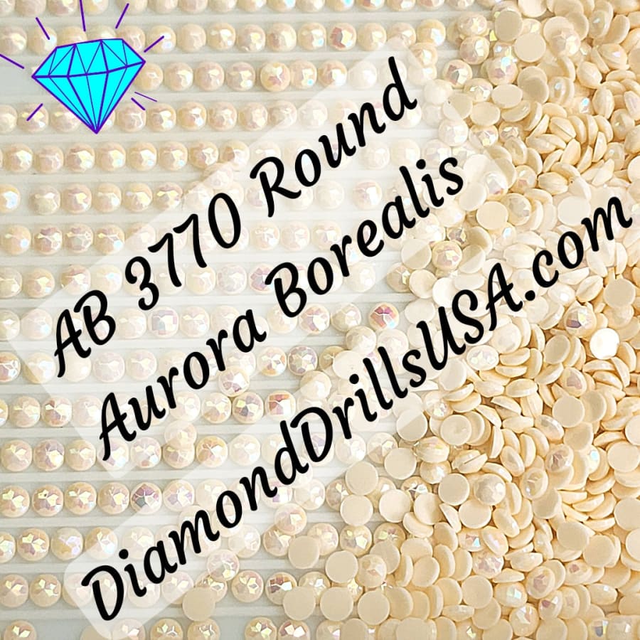 AB 3770 ROUND Aurora Borealis 5D Diamond Painting Drills