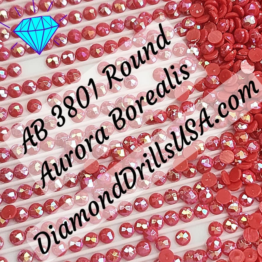 AB 3801 ROUND Aurora Borealis 5D Diamond Painting Drills