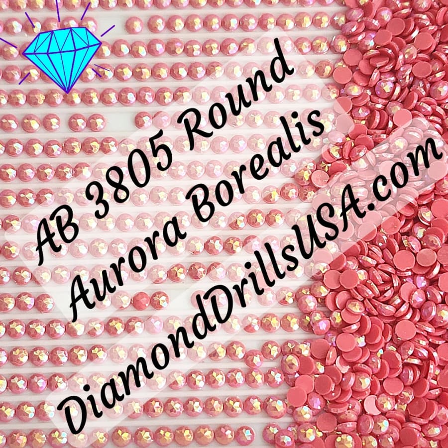 AB 3805 ROUND Aurora Borealis 5D Diamond Painting Drills