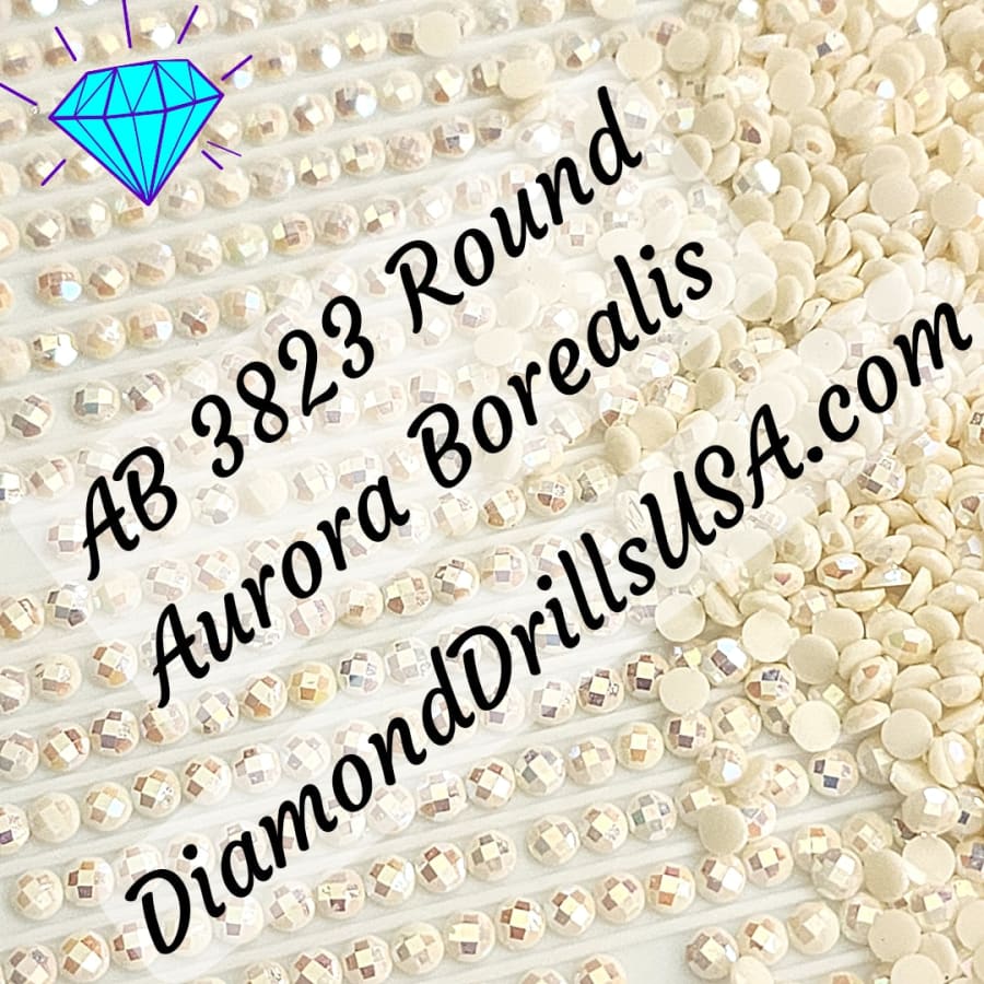 AB 3823 ROUND Aurora Borealis 5D Diamond Painting Drills