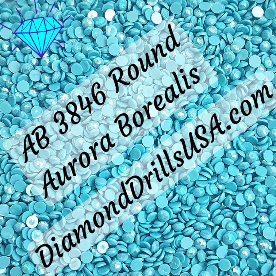 AB 3846 ROUND Aurora Borealis 5D Diamond Painting Drills