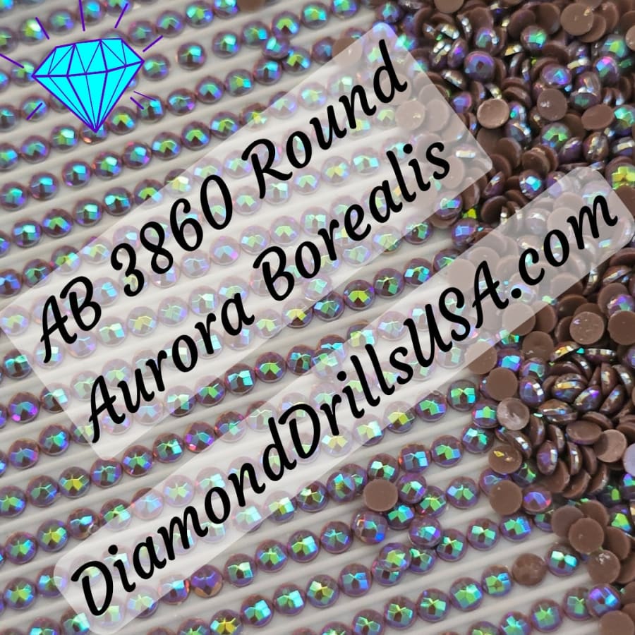 AB 3860 ROUND Aurora Borealis 5D Diamond Painting Drills