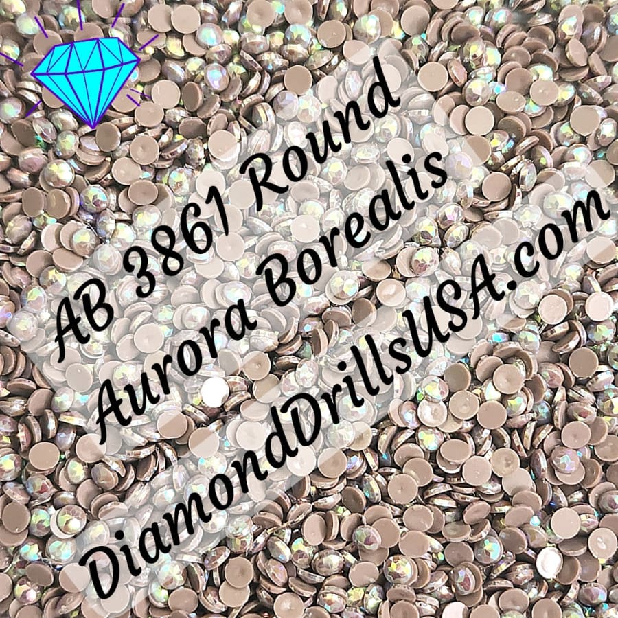 AB 3861 ROUND Aurora Borealis 5D Diamond Painting Drills