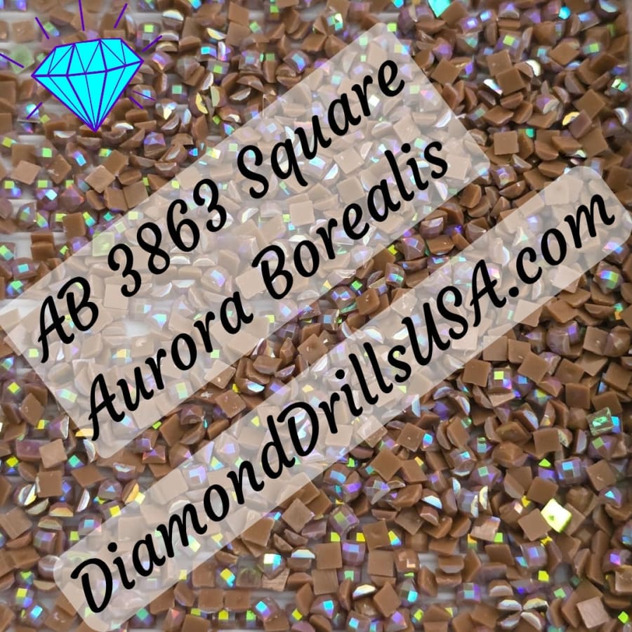 AB 3863 SQUARE Aurora Borealis 5D Diamond Painting Drills