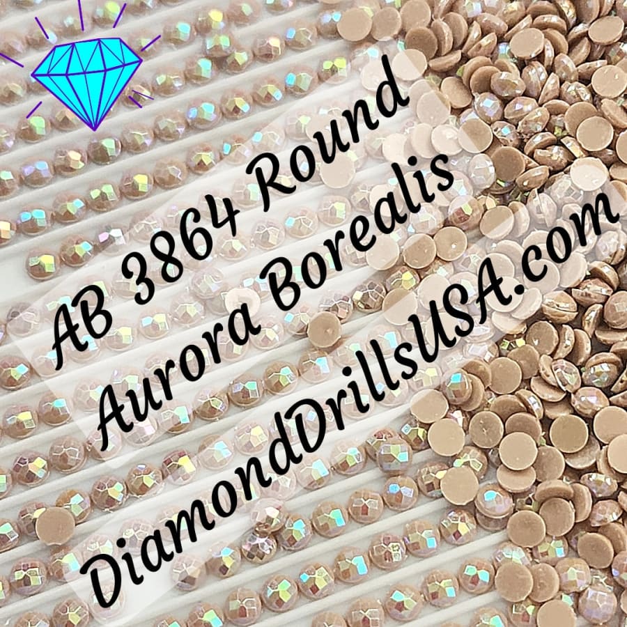 AB 3864 ROUND Aurora Borealis 5D Diamond Painting Drills