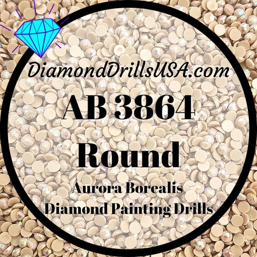AB 3864 ROUND Aurora Borealis 5D Diamond Painting Drills