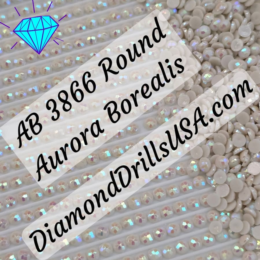 AB 3866 ROUND Aurora Borealis 5D Diamond Painting Drills