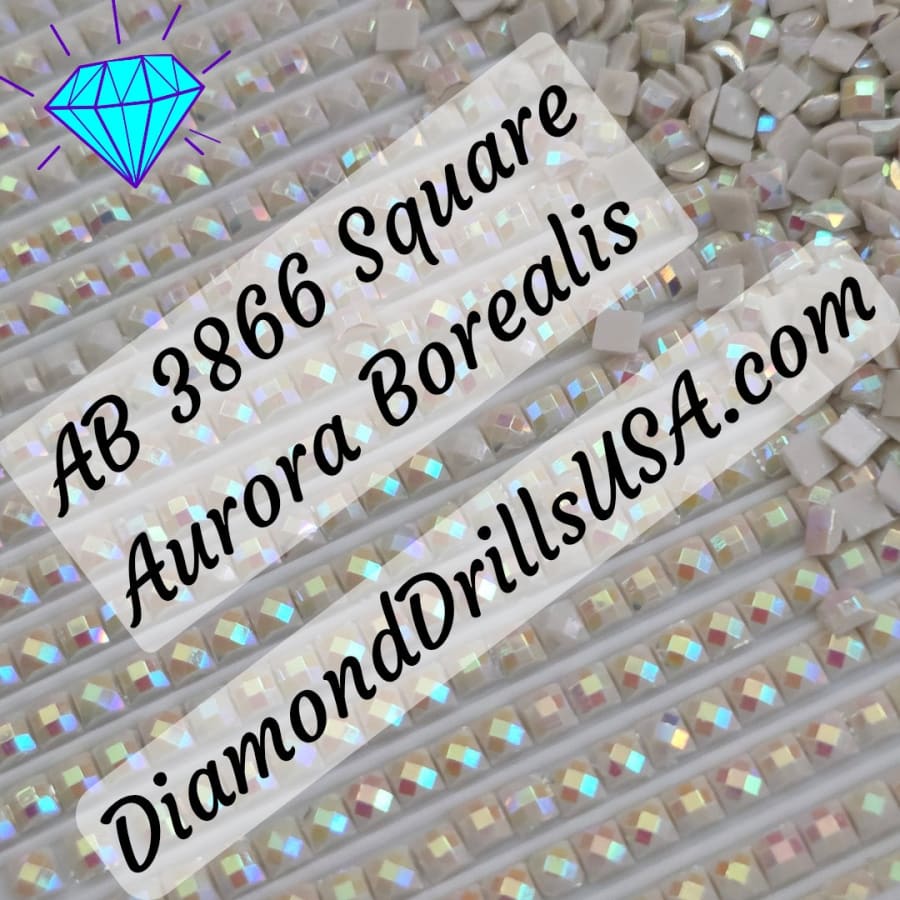 AB 3866 SQUARE Aurora Borealis 5D Diamond Painting Drills