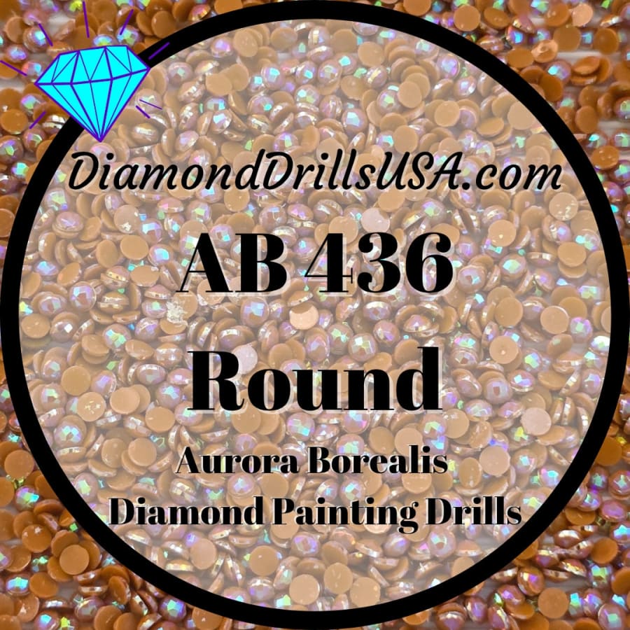 AB 436 ROUND Aurora Borealis 5D Diamond Painting Drills