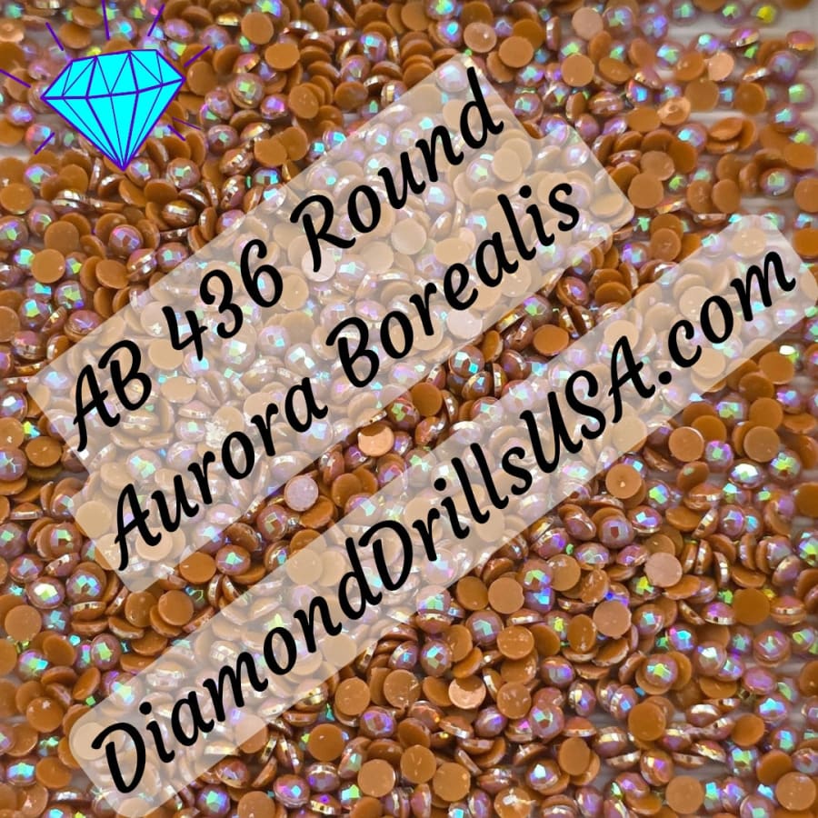 AB 436 ROUND Aurora Borealis 5D Diamond Painting Drills