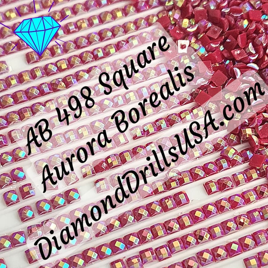 AB 498 SQUARE Aurora Borealis 5D Diamond Painting Drills
