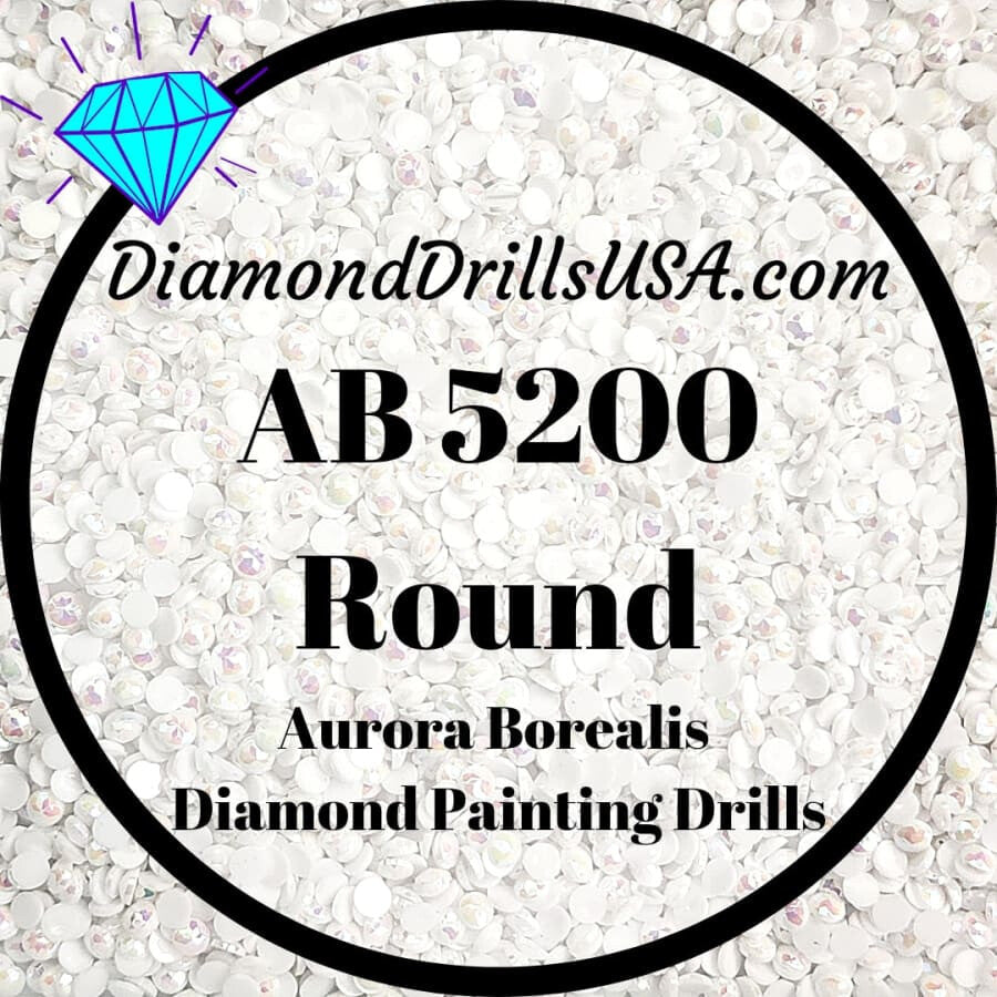 AB 5200 ROUND Aurora Borealis 5D Diamond Painting Drills