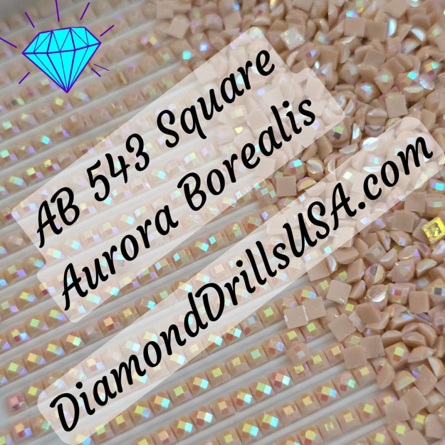 AB 543 SQUARE Aurora Borealis 5D Diamond Painting Drills