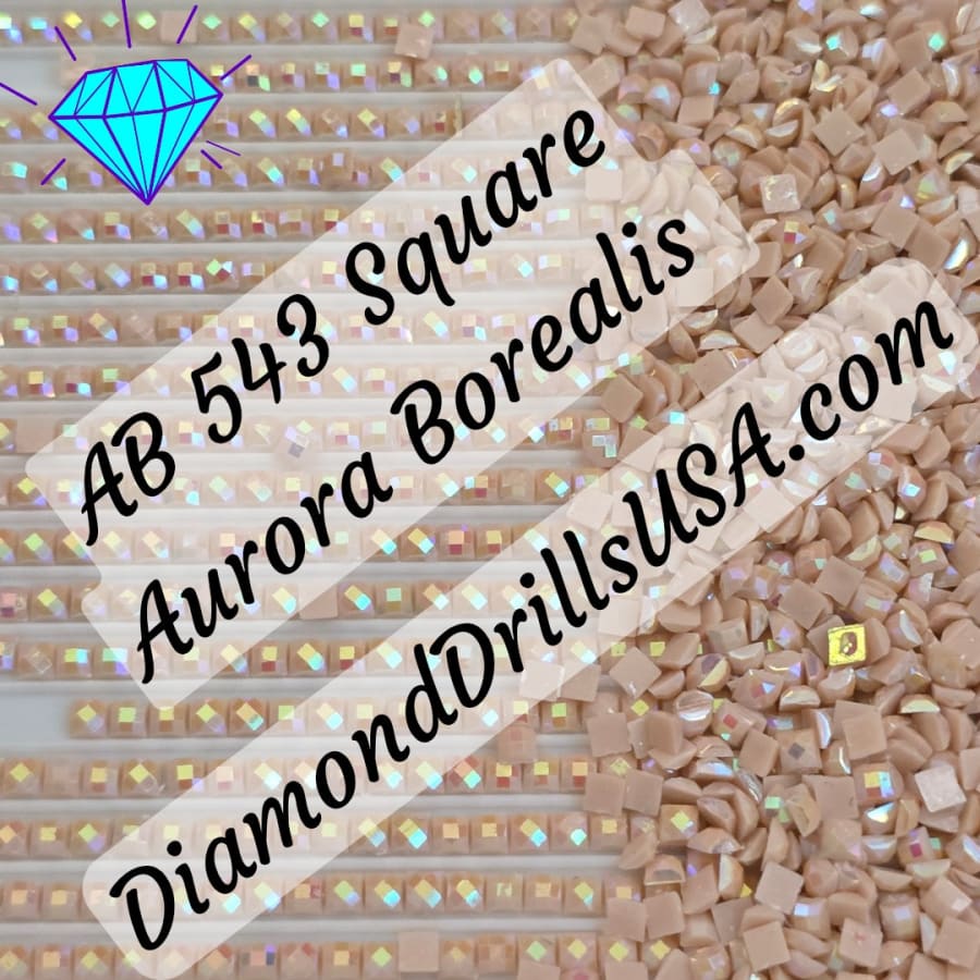 AB 543 SQUARE Aurora Borealis 5D Diamond Painting Drills