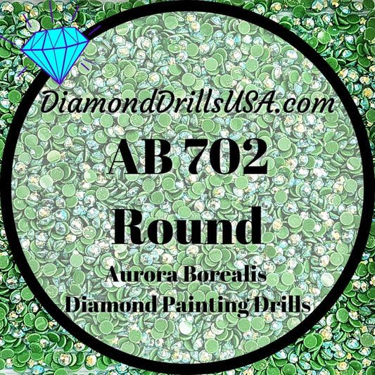 AB 702 ROUND Aurora Borealis 5D Diamond Painting Drills