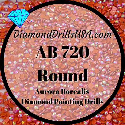 AB 720 ROUND Aurora Borealis 5D Diamond Painting Drills