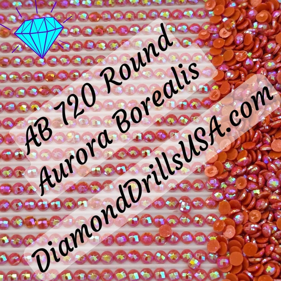 AB 720 ROUND Aurora Borealis 5D Diamond Painting Drills