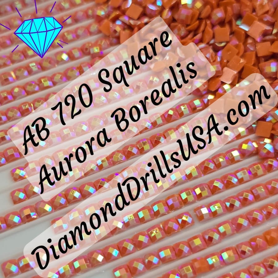 AB 720 SQUARE Aurora Borealis 5D Diamond Painting Drills
