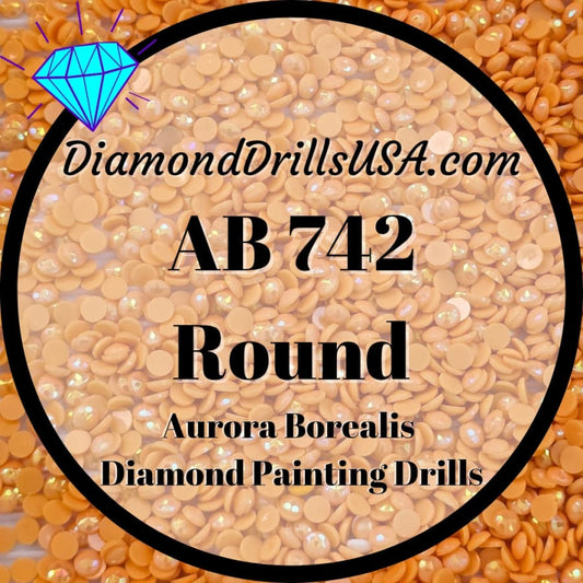 AB 742 ROUND Aurora Borealis 5D Diamond Painting Drills