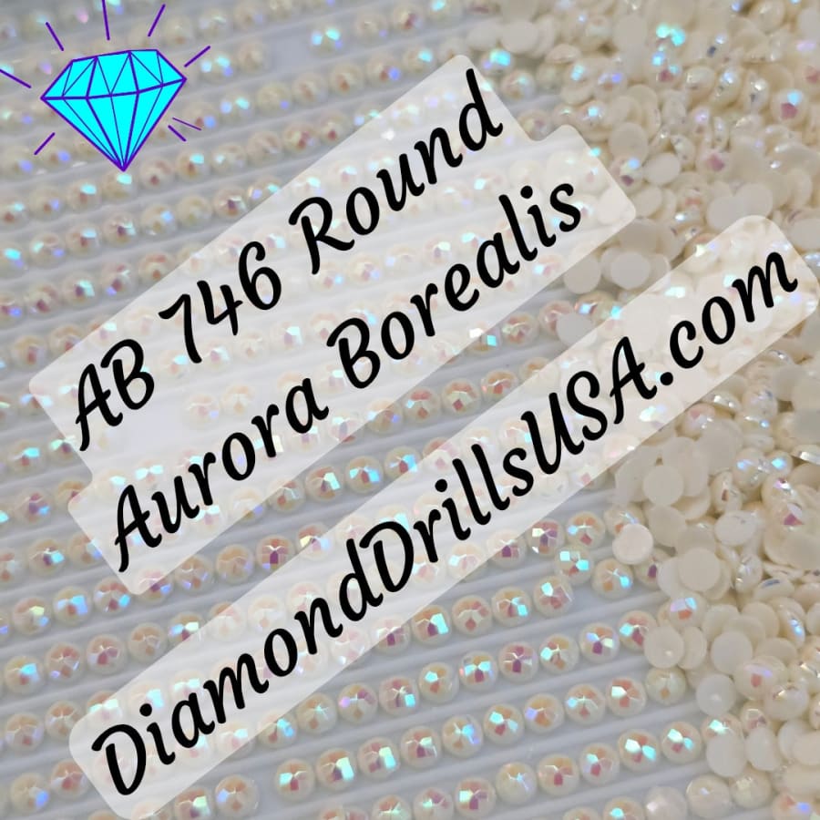 AB 746 ROUND Aurora Borealis 5D Diamond Painting Drills