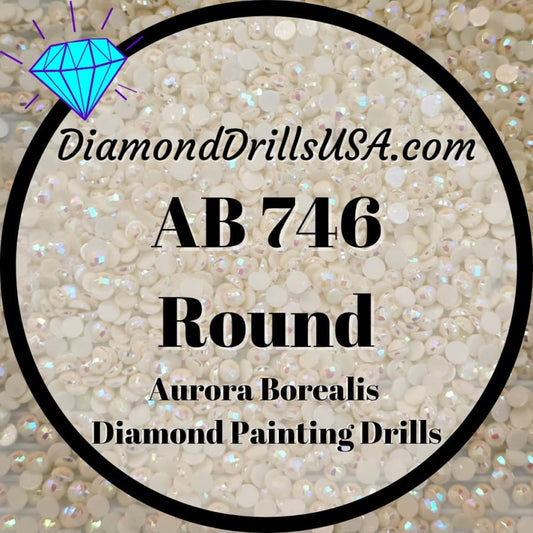 AB 746 ROUND Aurora Borealis 5D Diamond Painting Drills
