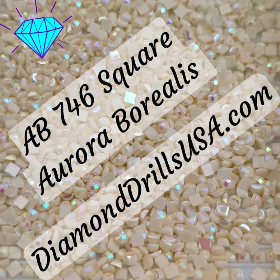 AB 746 SQUARE Aurora Borealis 5D Diamond Painting Drills