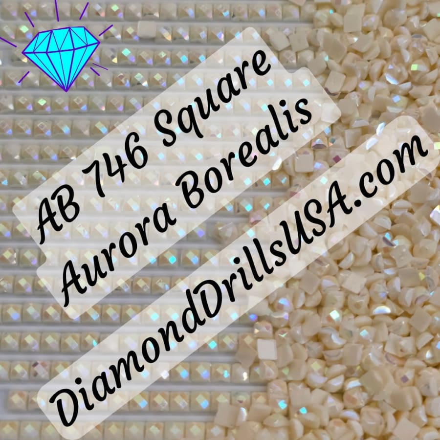 AB 746 SQUARE Aurora Borealis 5D Diamond Painting Drills