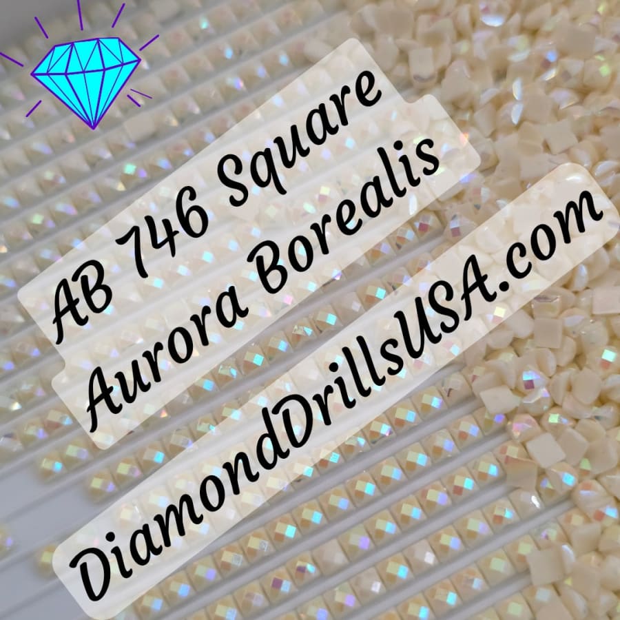 AB 746 SQUARE Aurora Borealis 5D Diamond Painting Drills