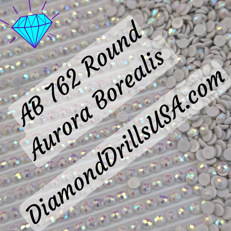 AB 762 ROUND Aurora Borealis 5D Diamond Painting Drills