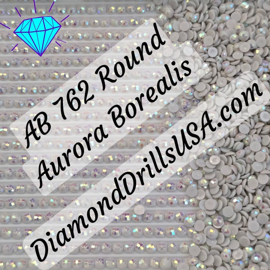 AB 762 ROUND Aurora Borealis 5D Diamond Painting Drills