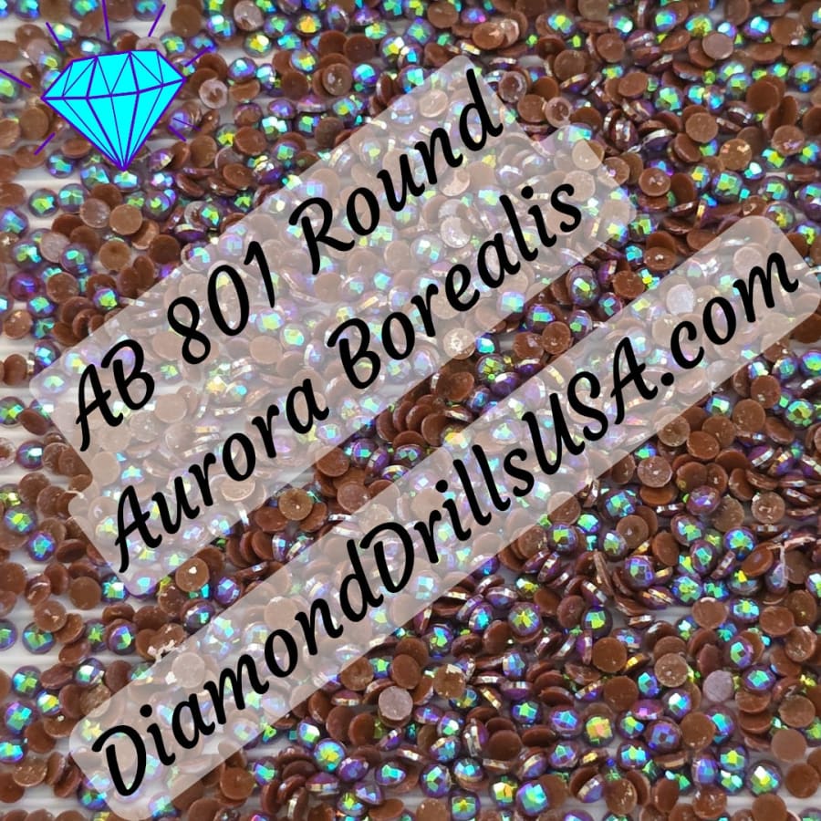 AB 801 ROUND Aurora Borealis 5D Diamond Painting Drills