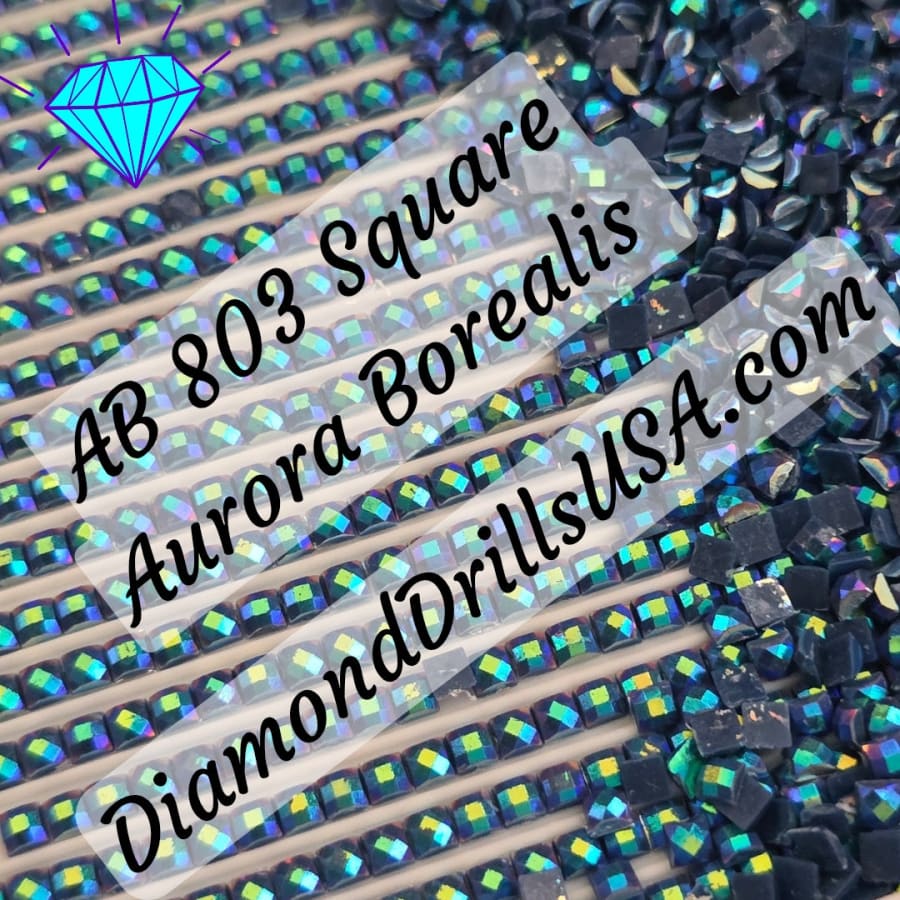 AB 803 SQUARE Aurora Borealis 5D Diamond Painting Drills