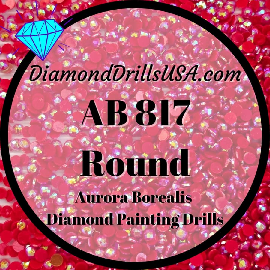 AB 817 ROUND Aurora Borealis 5D Diamond Painting Drills