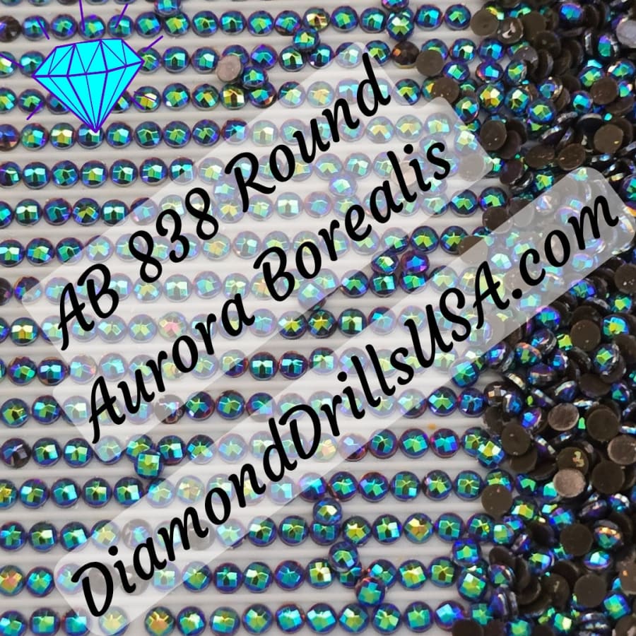 AB 838 ROUND Aurora Borealis 5D Diamond Painting Drills