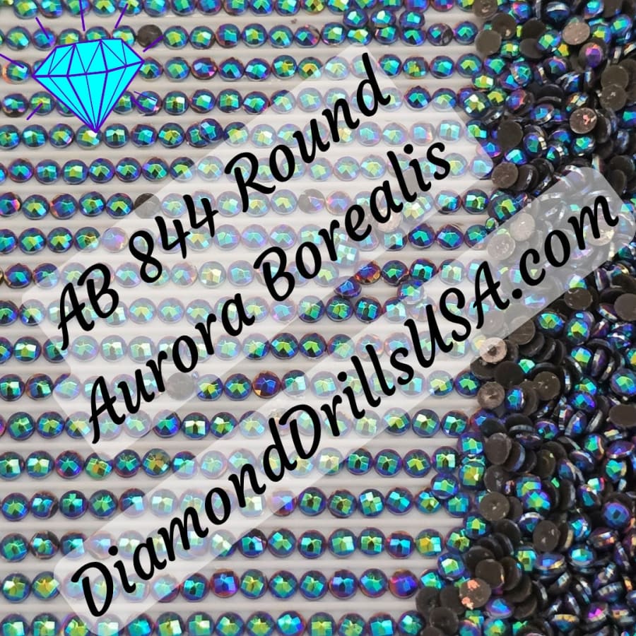 AB 844 ROUND Aurora Borealis 5D Diamond Painting Drills
