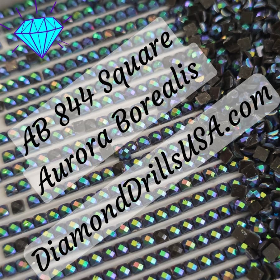AB 844 SQUARE Aurora Borealis 5D Diamond Painting Drills