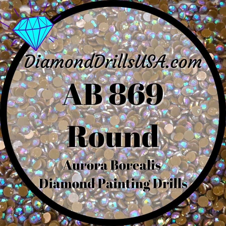 AB 869 ROUND Aurora Borealis 5D Diamond Painting Drills