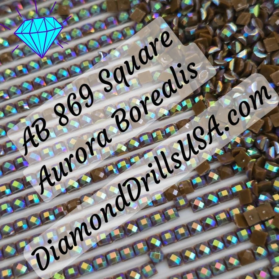 AB 869 SQUARE Aurora Borealis 5D Diamond Painting Drills