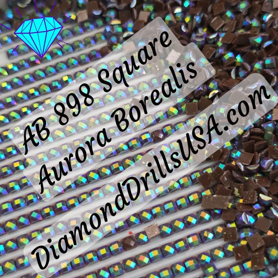 AB 898 SQUARE Aurora Borealis 5D Diamond Painting Drills