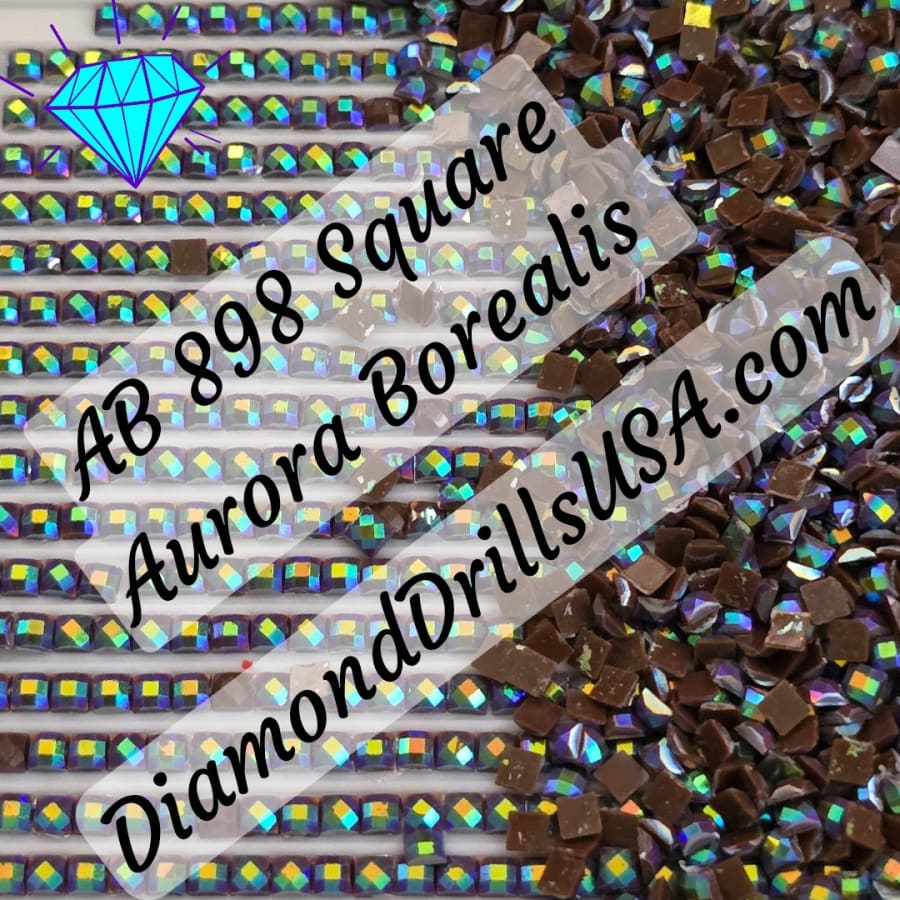 AB 898 SQUARE Aurora Borealis 5D Diamond Painting Drills