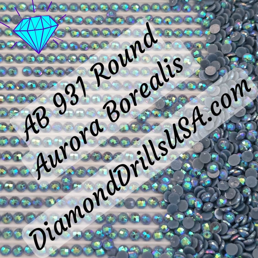AB 931 ROUND Aurora Borealis 5D Diamond Painting Drills