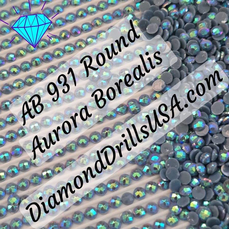 AB 931 ROUND Aurora Borealis 5D Diamond Painting Drills