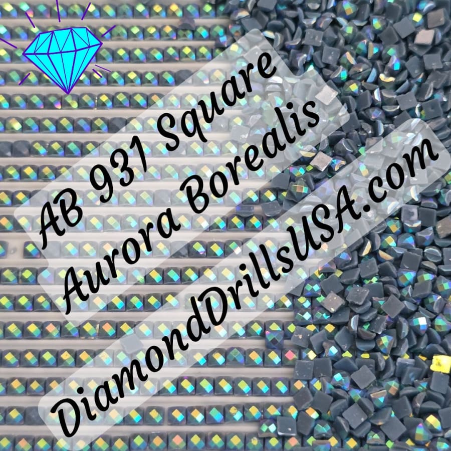 AB 931 SQUARE Aurora Borealis 5D Diamond Painting Drills