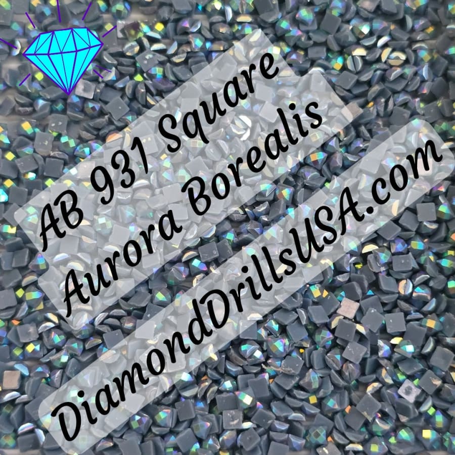 AB 931 SQUARE Aurora Borealis 5D Diamond Painting Drills