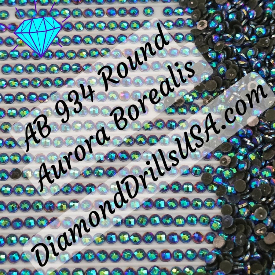 AB 934 ROUND Aurora Borealis 5D Diamond Painting Drills