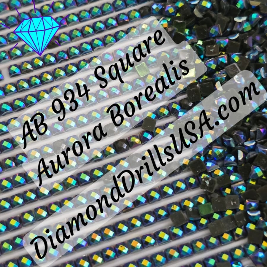 AB 934 SQUARE Aurora Borealis 5D Diamond Painting Drills